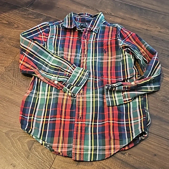 Ralph Lauren Other - Ralph Lauren Plaid Boys Button Up sz 6